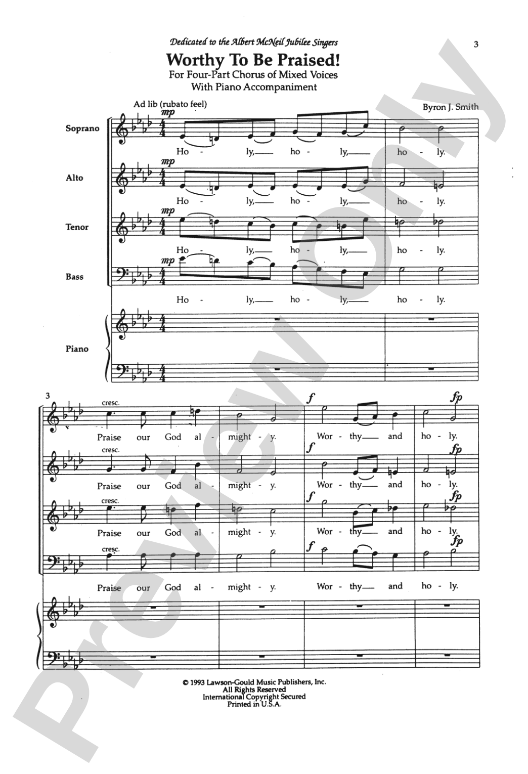 Worthy to Be Praised!: SATB Choral Octavo