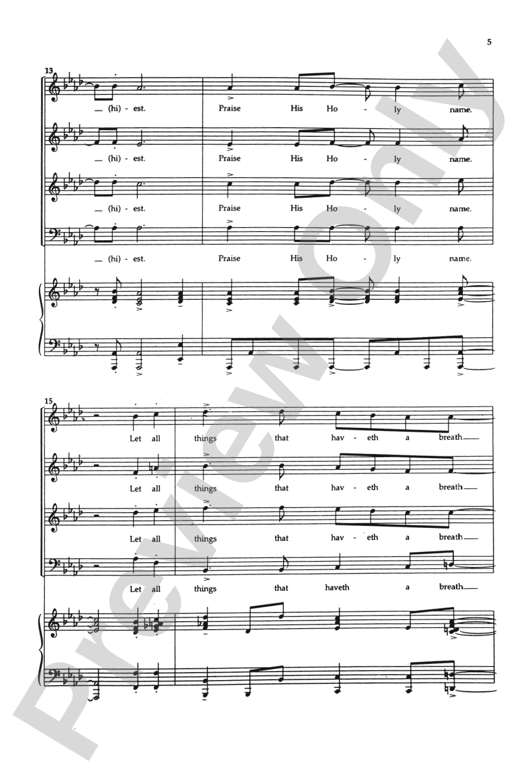 Worthy to Be Praised!: SATB Choral Octavo