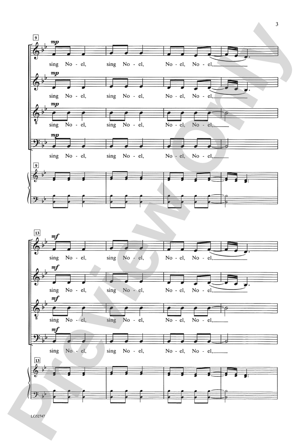 African Noel: SATB divisi Choral Octavo
