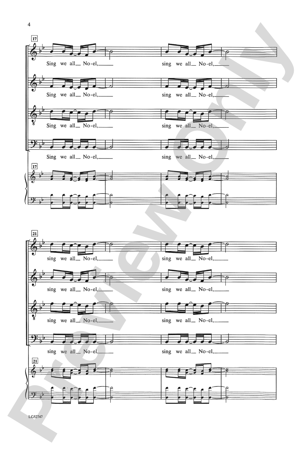 African Noel: SATB divisi Choral Octavo