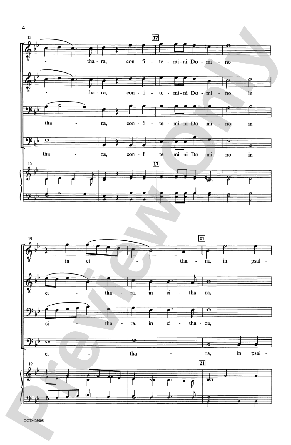 Exsultate Justi: TTBB, <I>a cappella</I> Choral Octavo