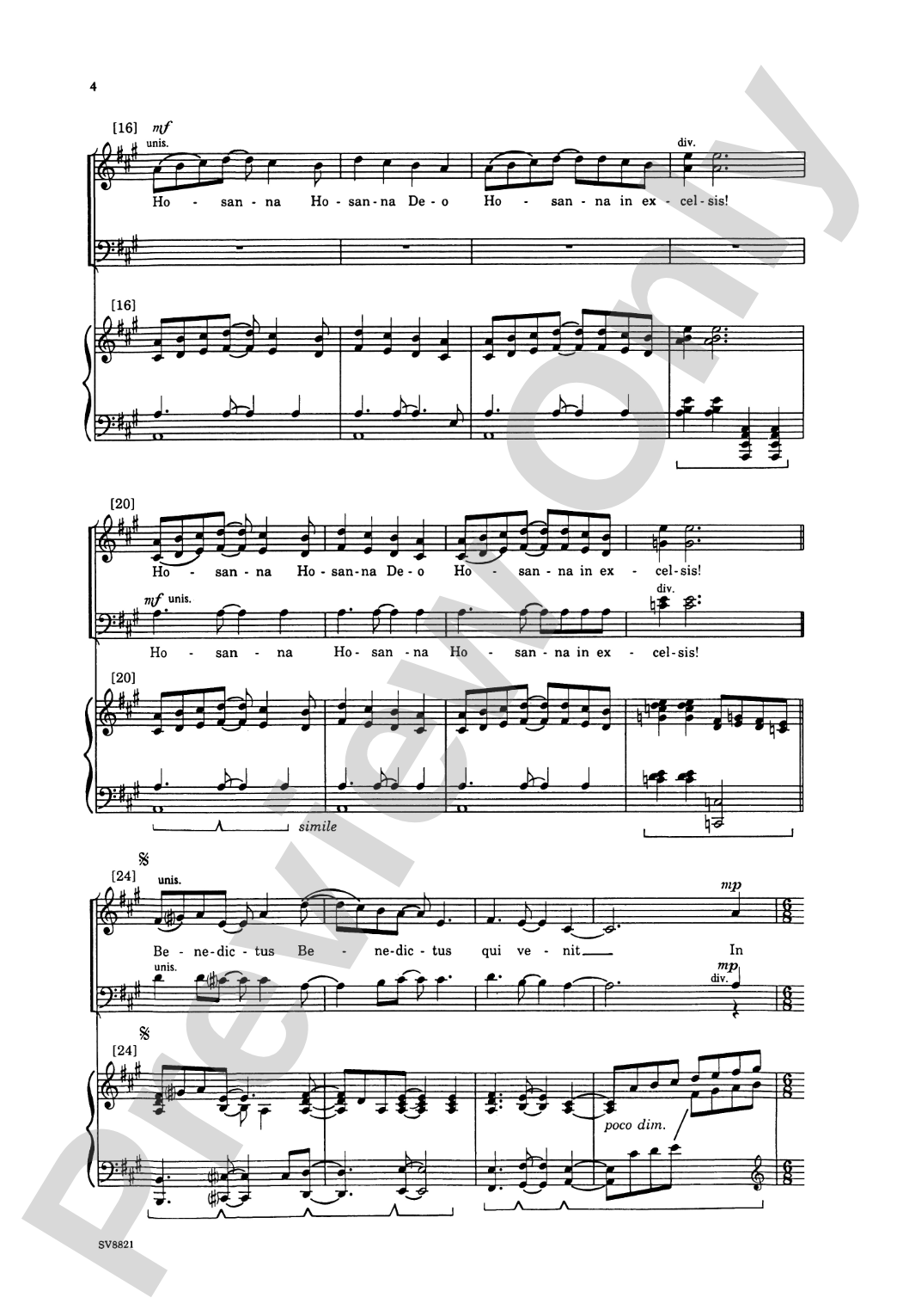 Festival Sanctus: SATB Choral Octavo