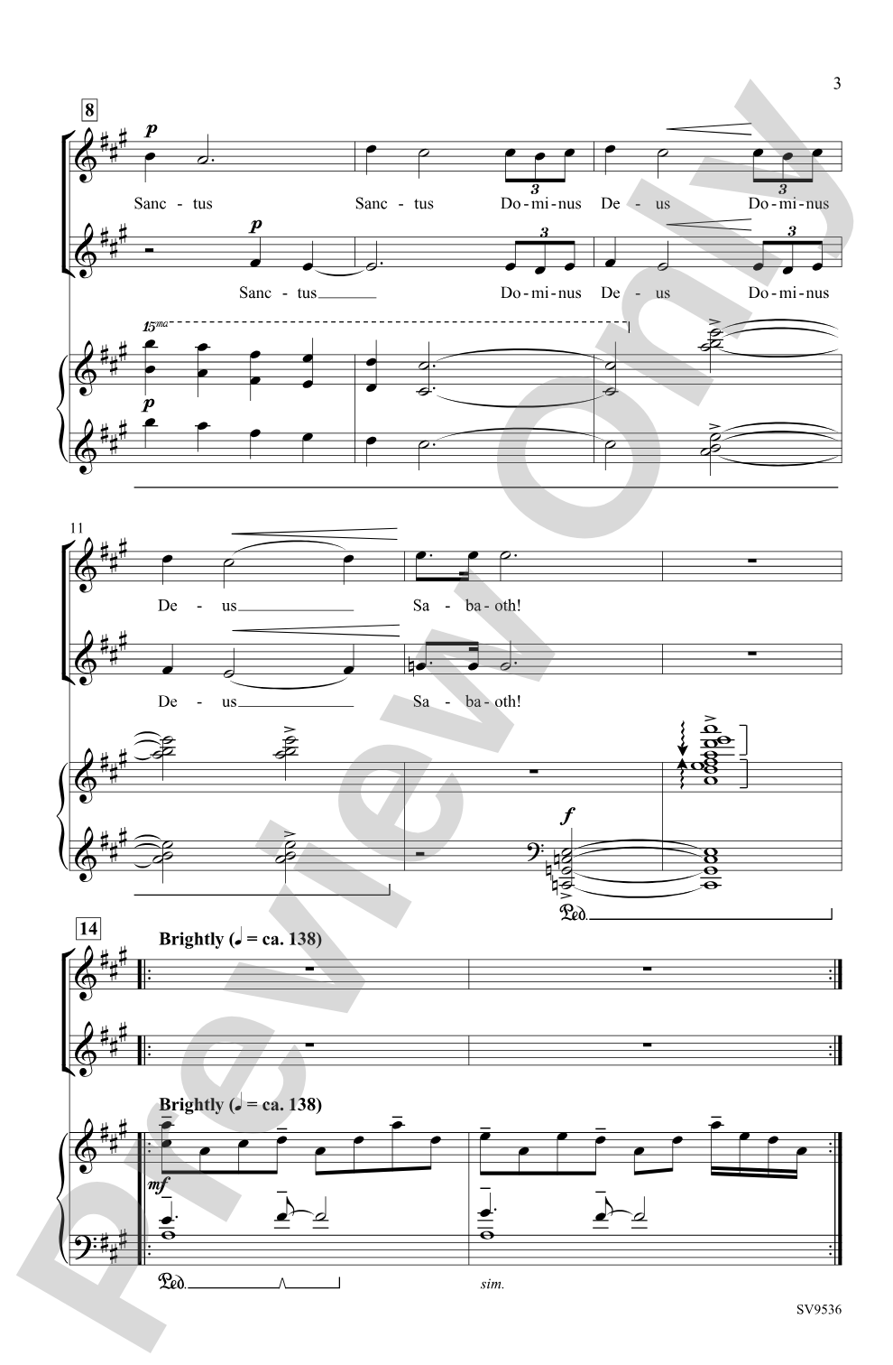 Festival Sanctus: 2-Part Choral Octavo