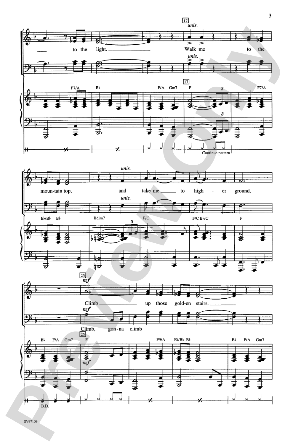 Take Me to Higher Ground: SATB Choral Octavo