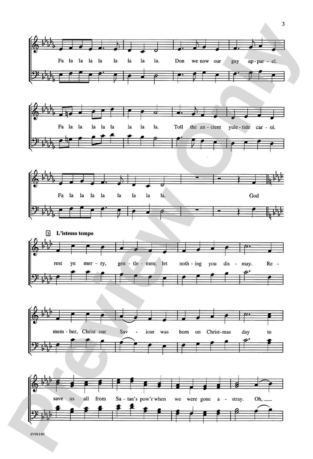 A Christmas Festival: SATB Choral Octavo