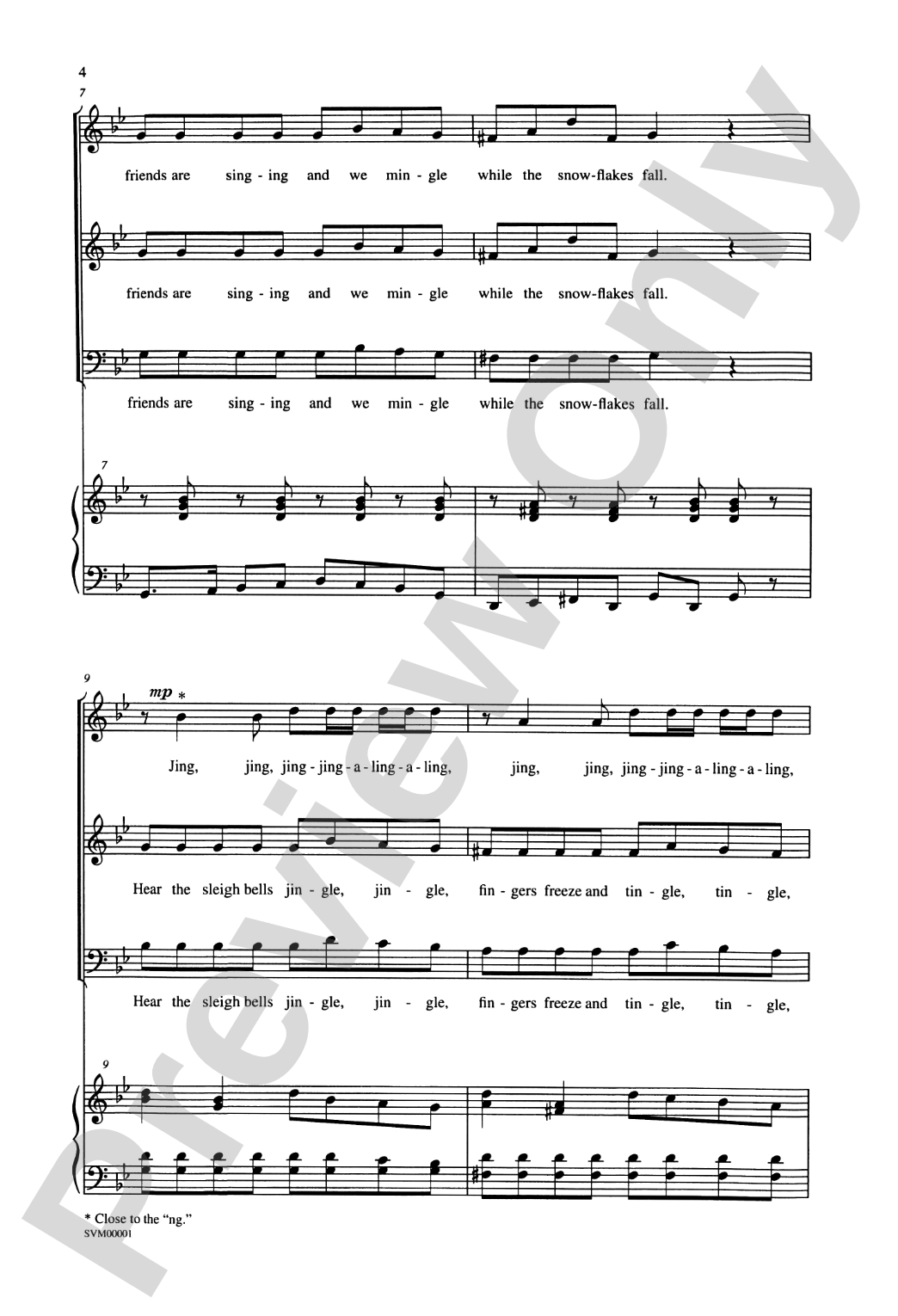 Sleigh Bells: 3-Part Mixed Choral Octavo