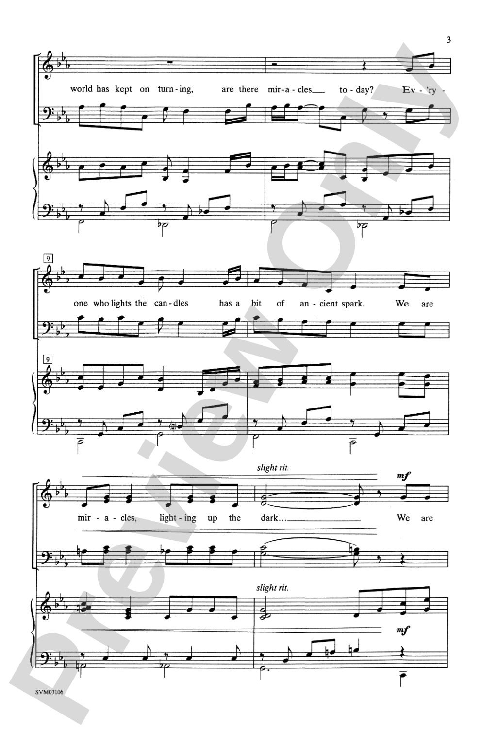 We Are Lights (The Chanukah Song): SATB Choral Octavo