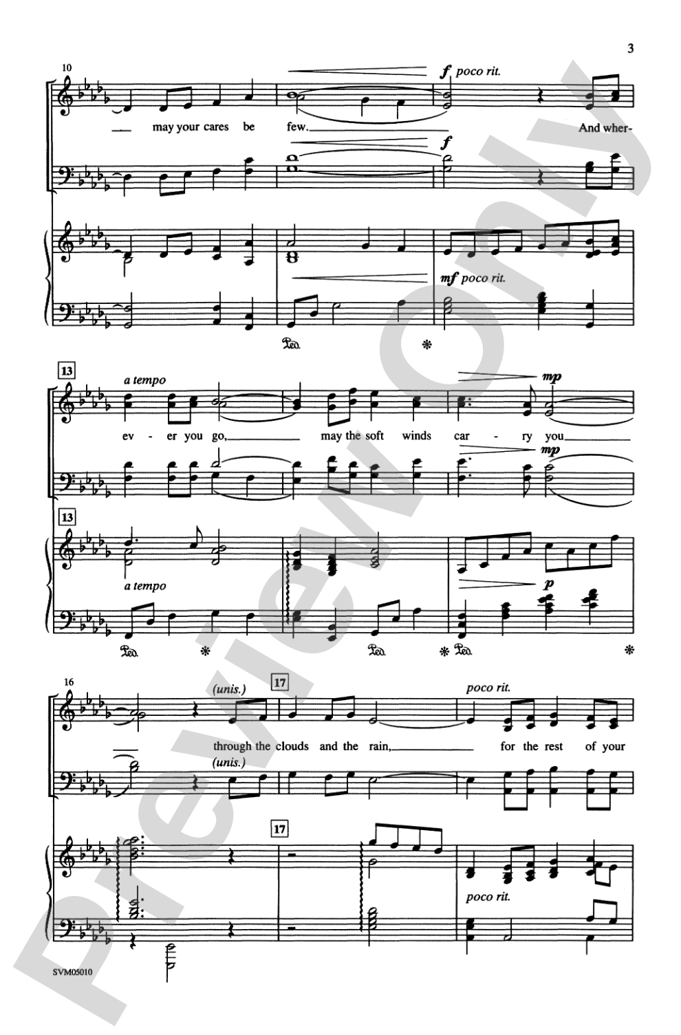 And Wherever You Go: SATB Choral Octavo