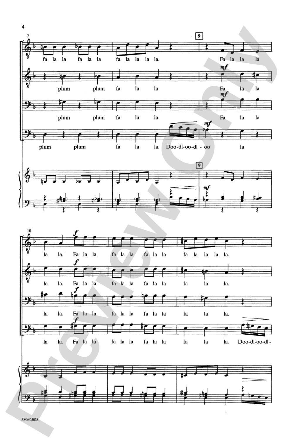Dance of the Sugar-Plum Fairy (from <I>The Nutcracker Suite</I>): TTBB, <I>a cappella</I> Choral Octavo