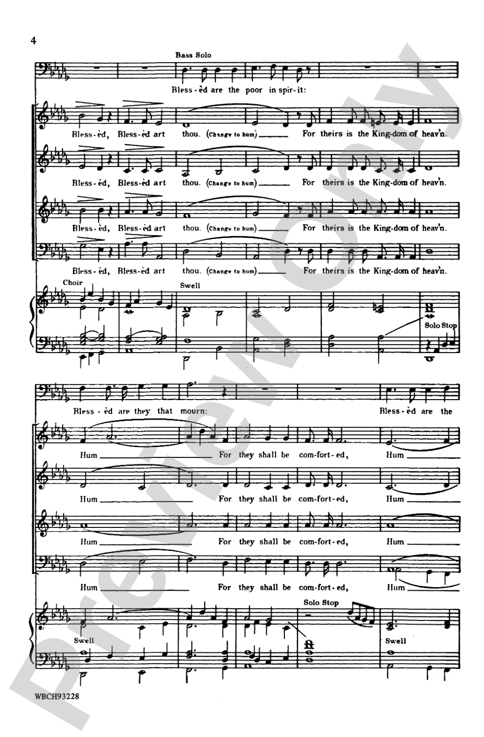 Beatitudes: SATB Choral Octavo