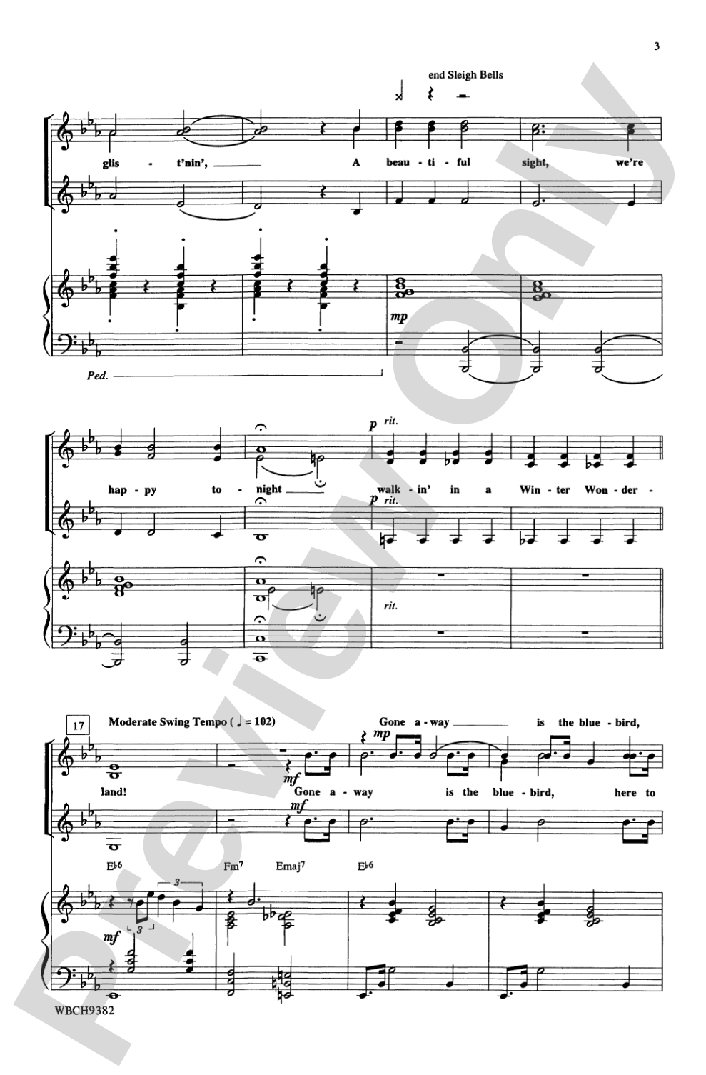 Winter Wonderland: SSA Choral Octavo