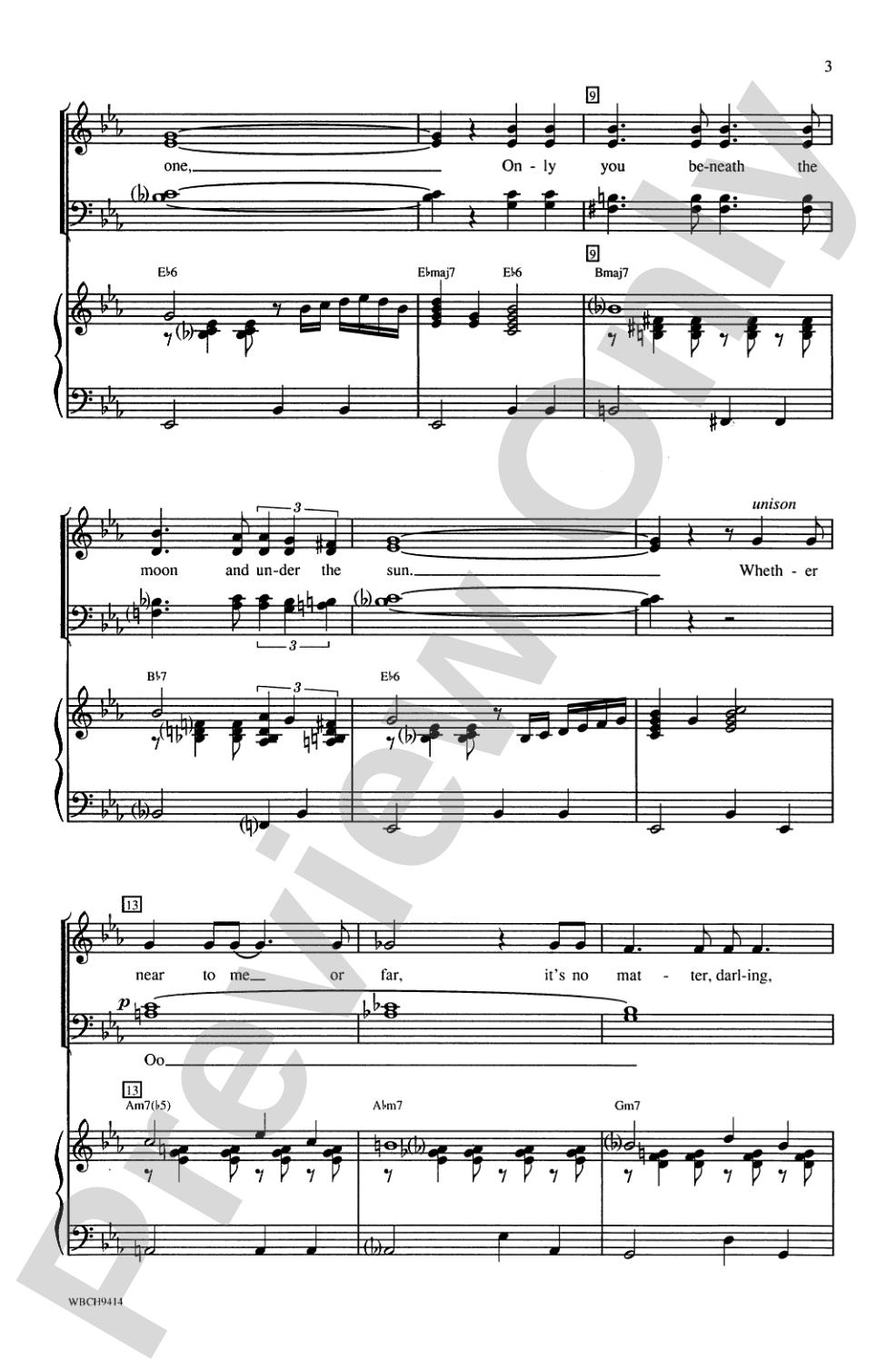 Night and Day: SATB Choral Octavo