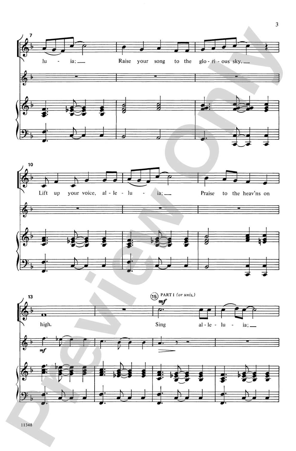 Lift Up Your Voice, Alleluia: 2-Part Choral Octavo