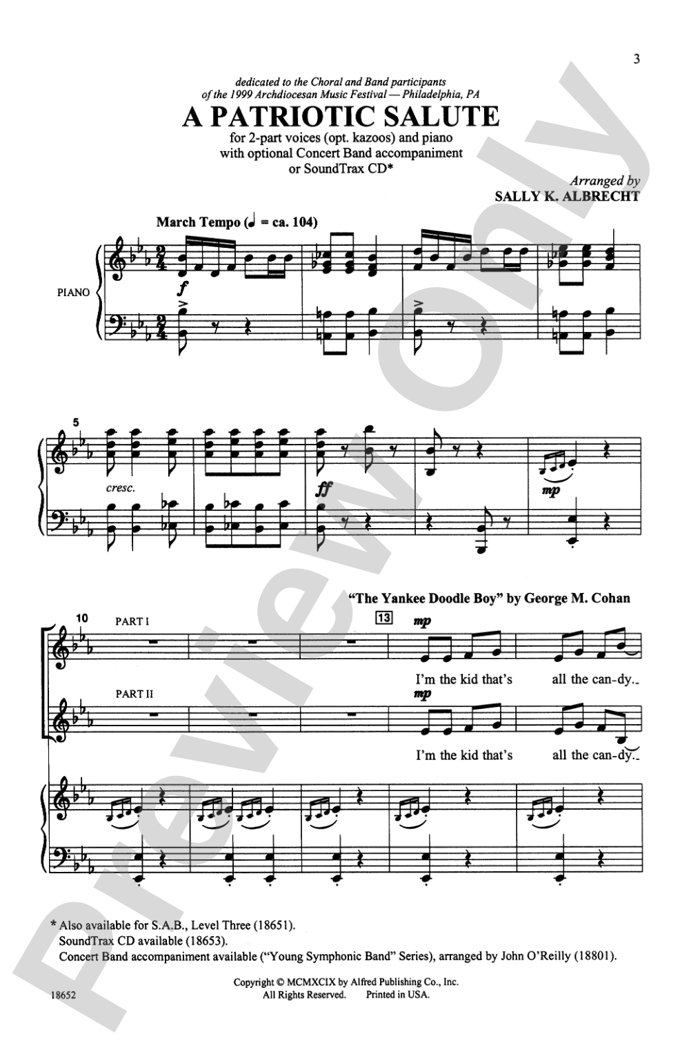 A Patriotic Salute: 2-Part Choral Octavo