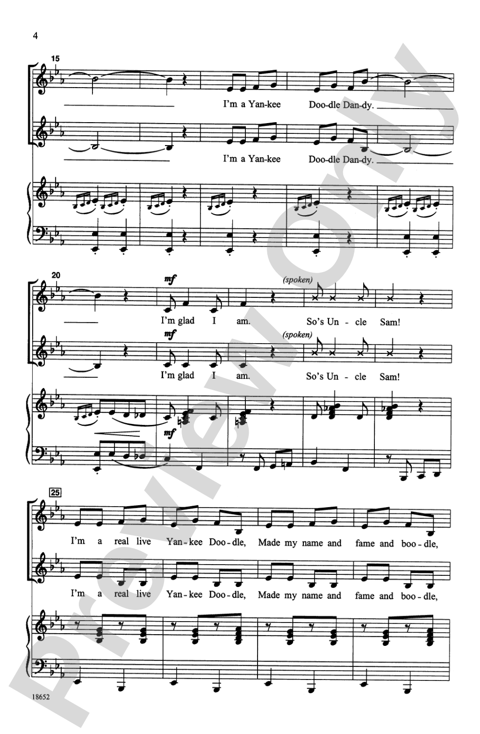 A Patriotic Salute: 2-Part Choral Octavo