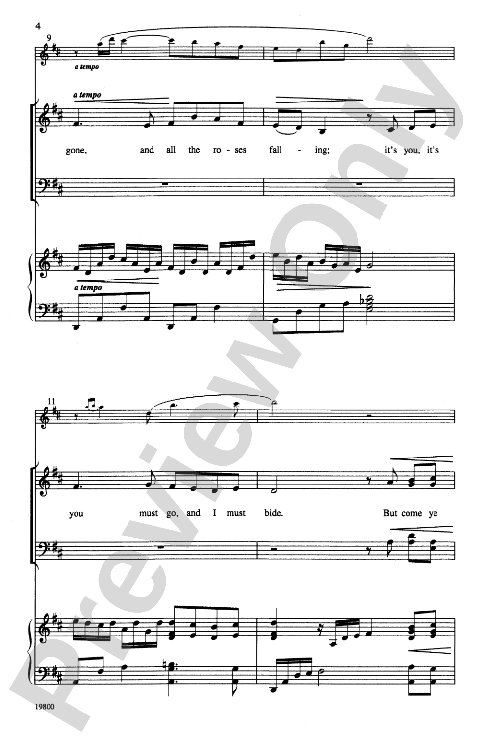 Danny Boy: SATB Choral Octavo