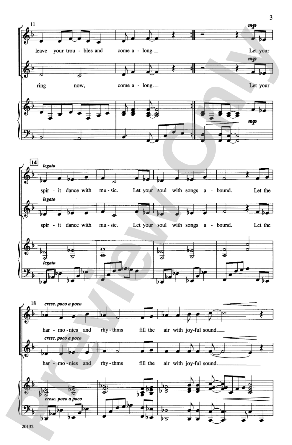 Festival Song: 2-Part Choral Octavo