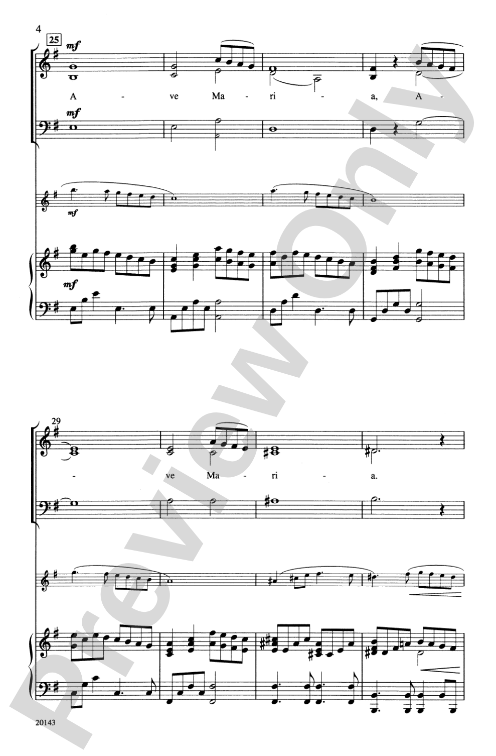 Ave Maria: SAB Choral Octavo
