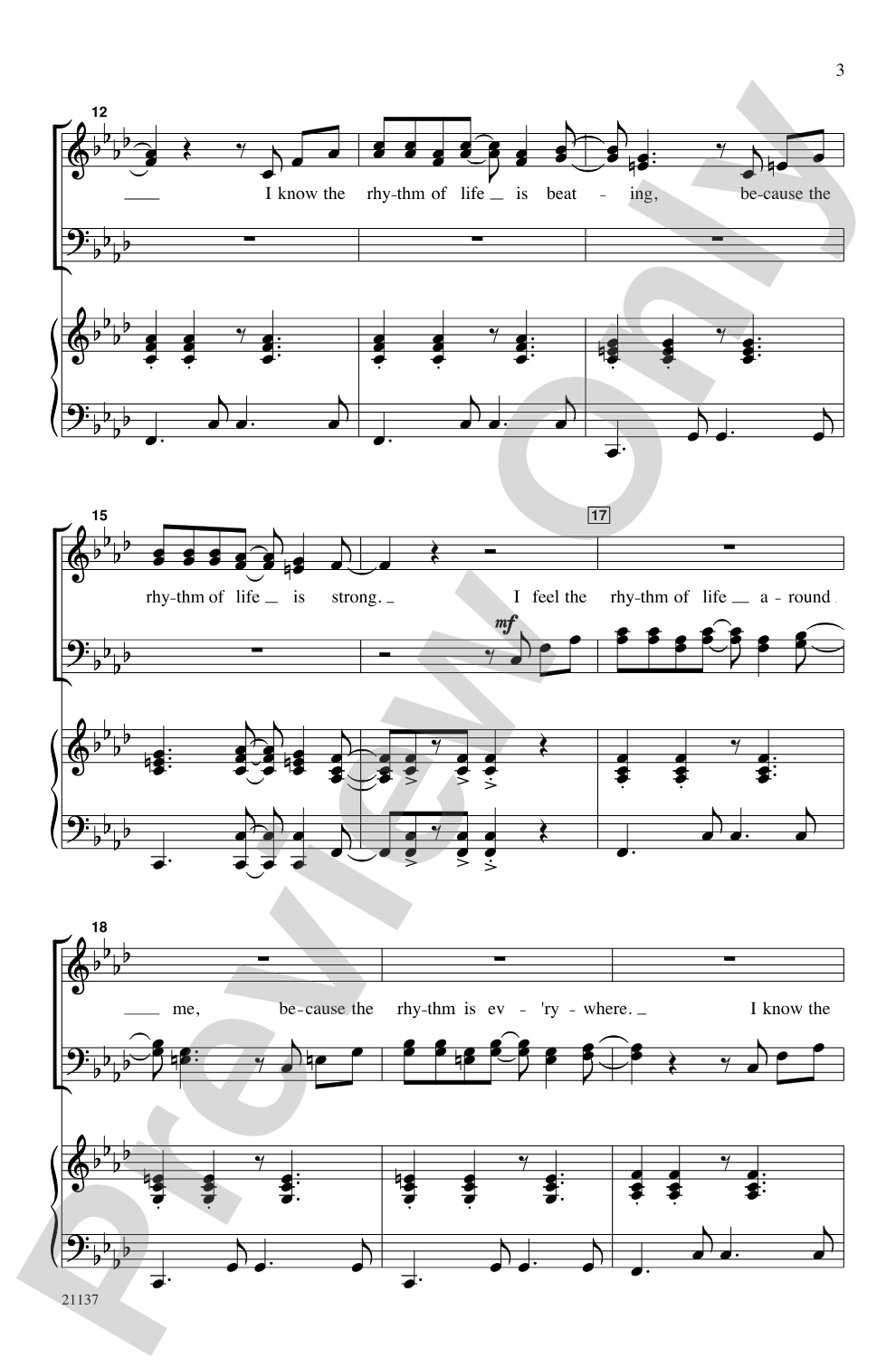 Oye la Música (Hear the Music): SATB Choral Octavo
