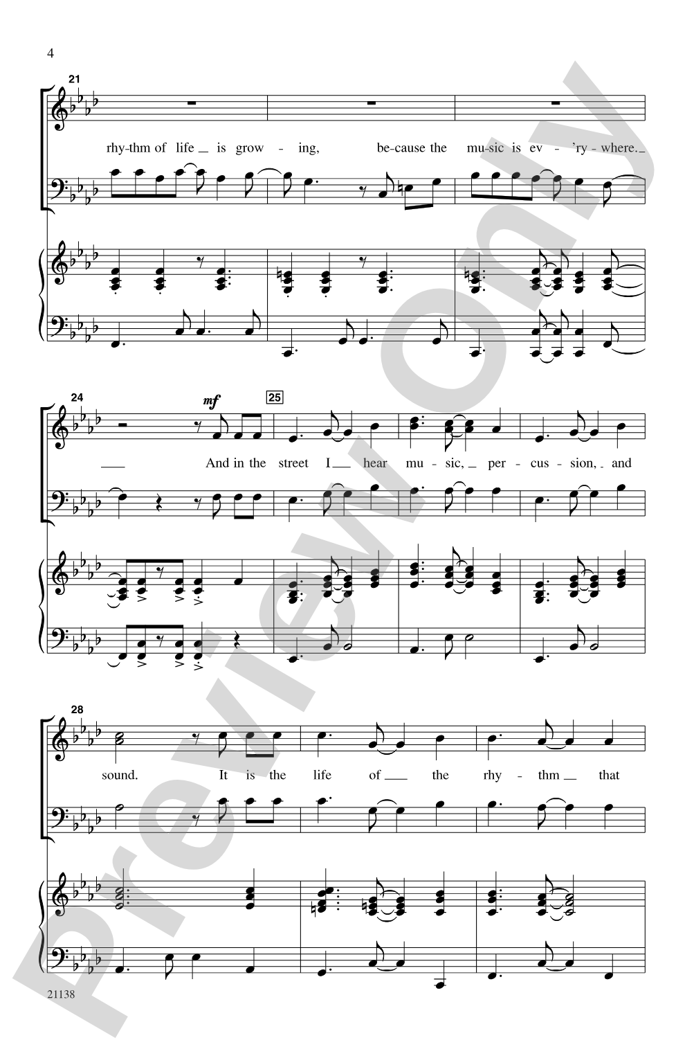 Oye la Música (Hear the Music): SAB Choral Octavo