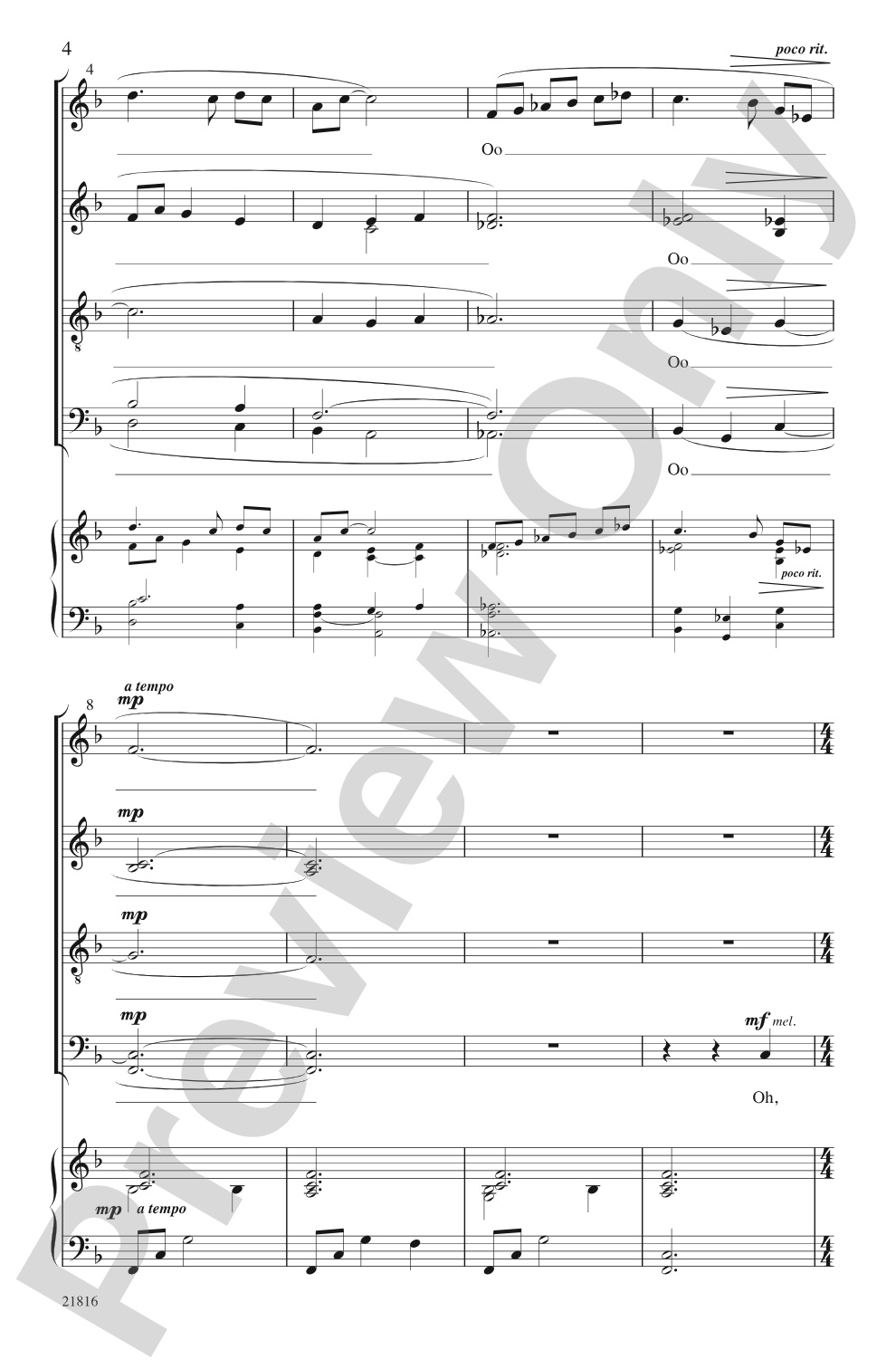 Shenandoah / He's Gone Away: SATB Choral Octavo