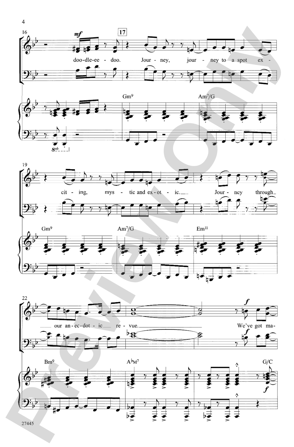 Magic to Do (from <I>Pippin</I>): SATB Choral Octavo