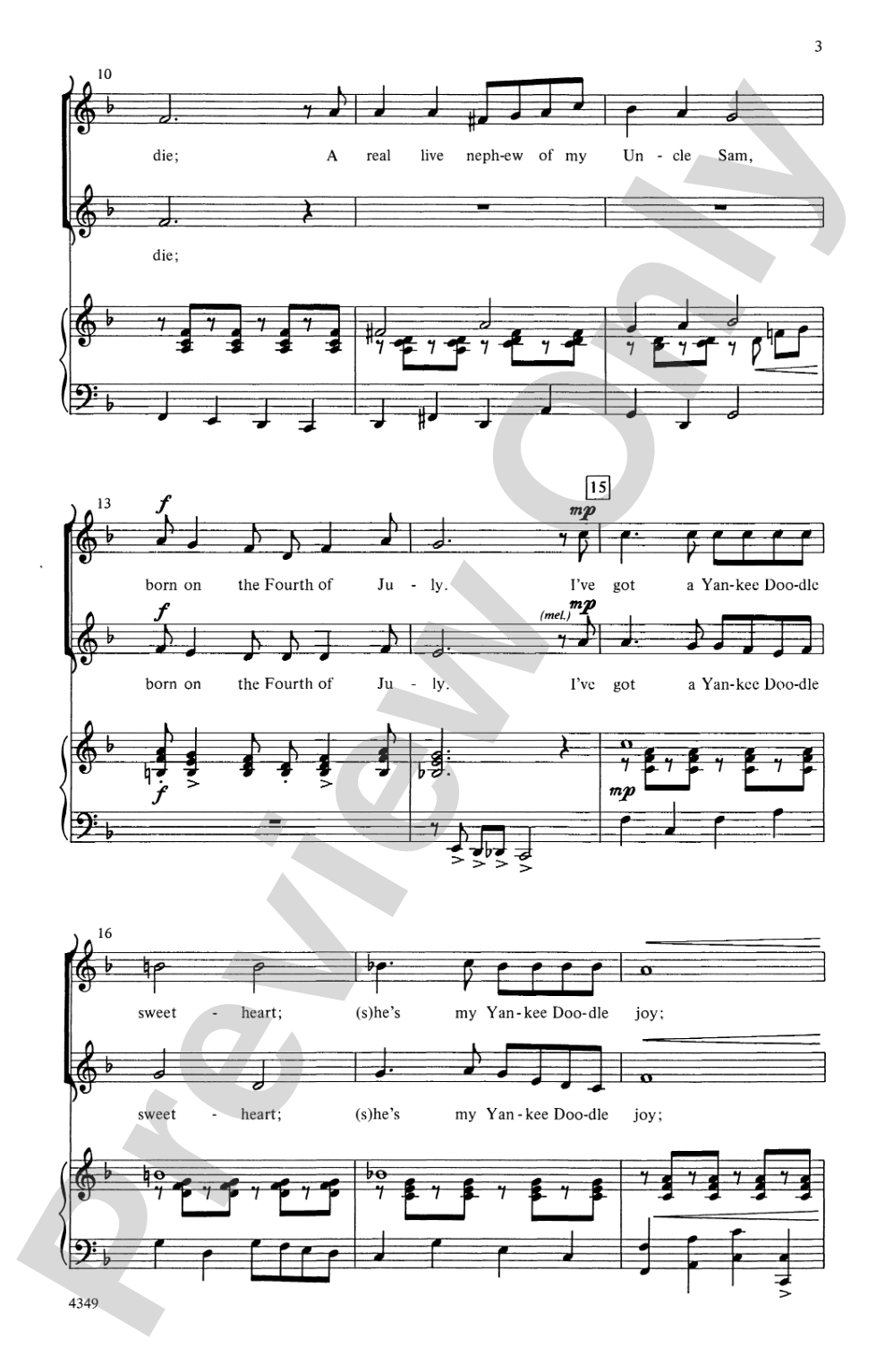 A Patriotic Festival: 2-Part Choral Octavo