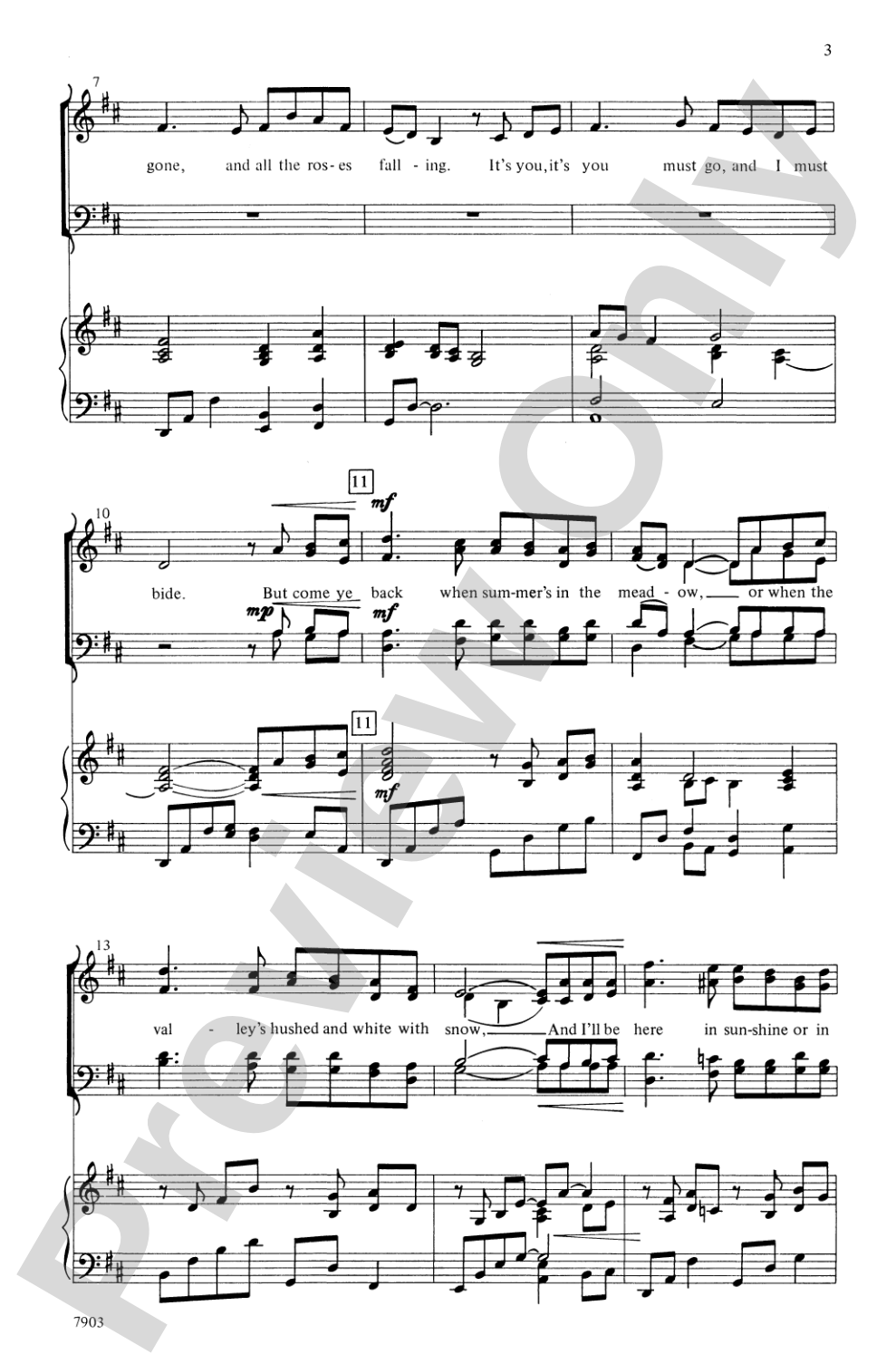 Danny Boy: SATB Choral Octavo