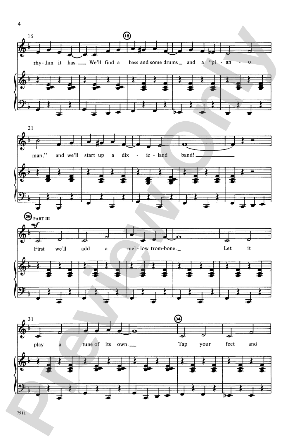 That Dixieland Sound (When the Saints Go Marching): 3-Part (any combination) Choral Octavo