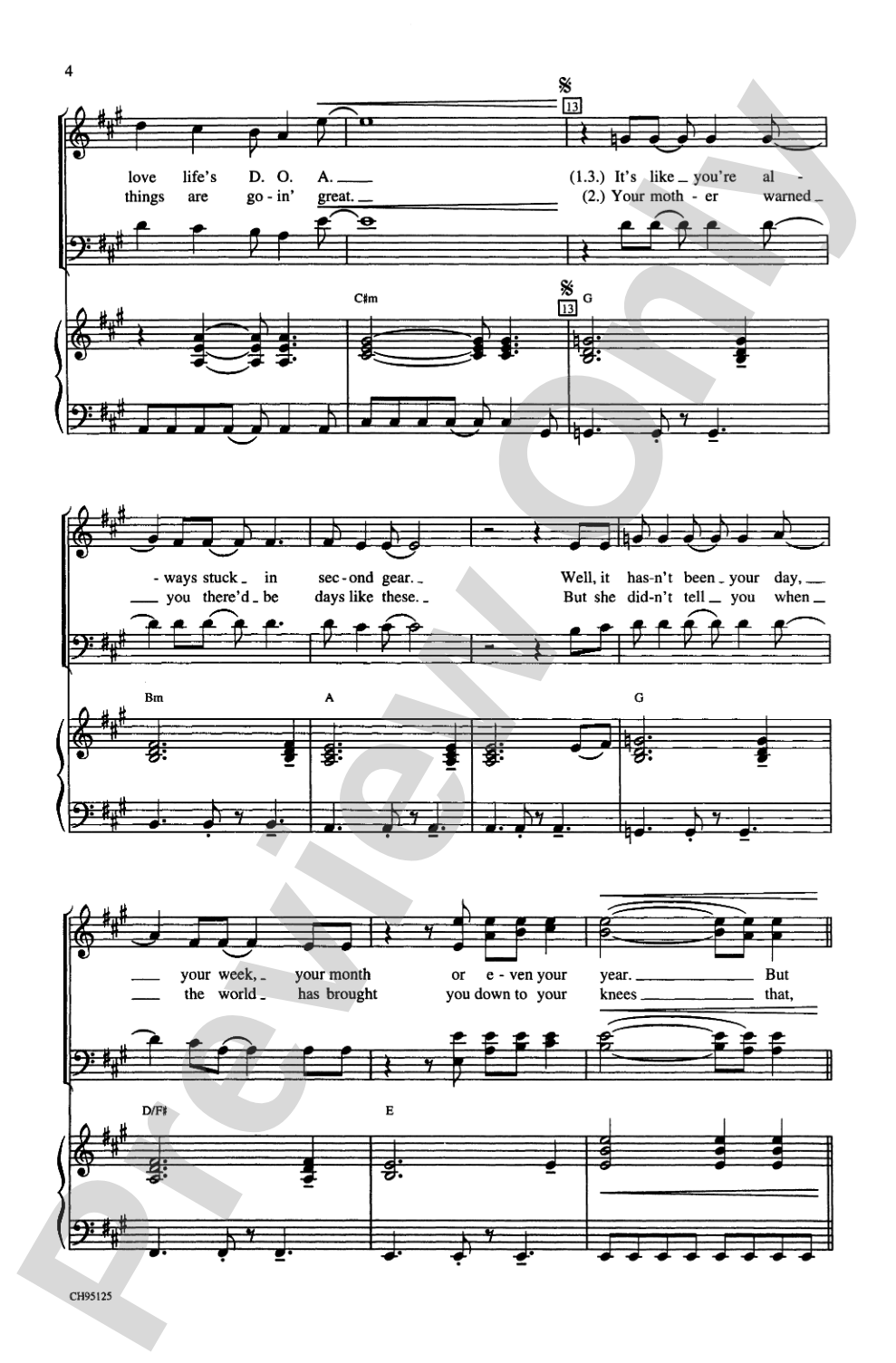 I'll Be There for You (Theme from "Friends"): SATB Choral Octavo