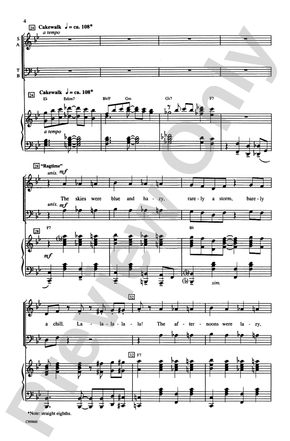 Ragtime (Choral Selections): SATB Choral Octavo