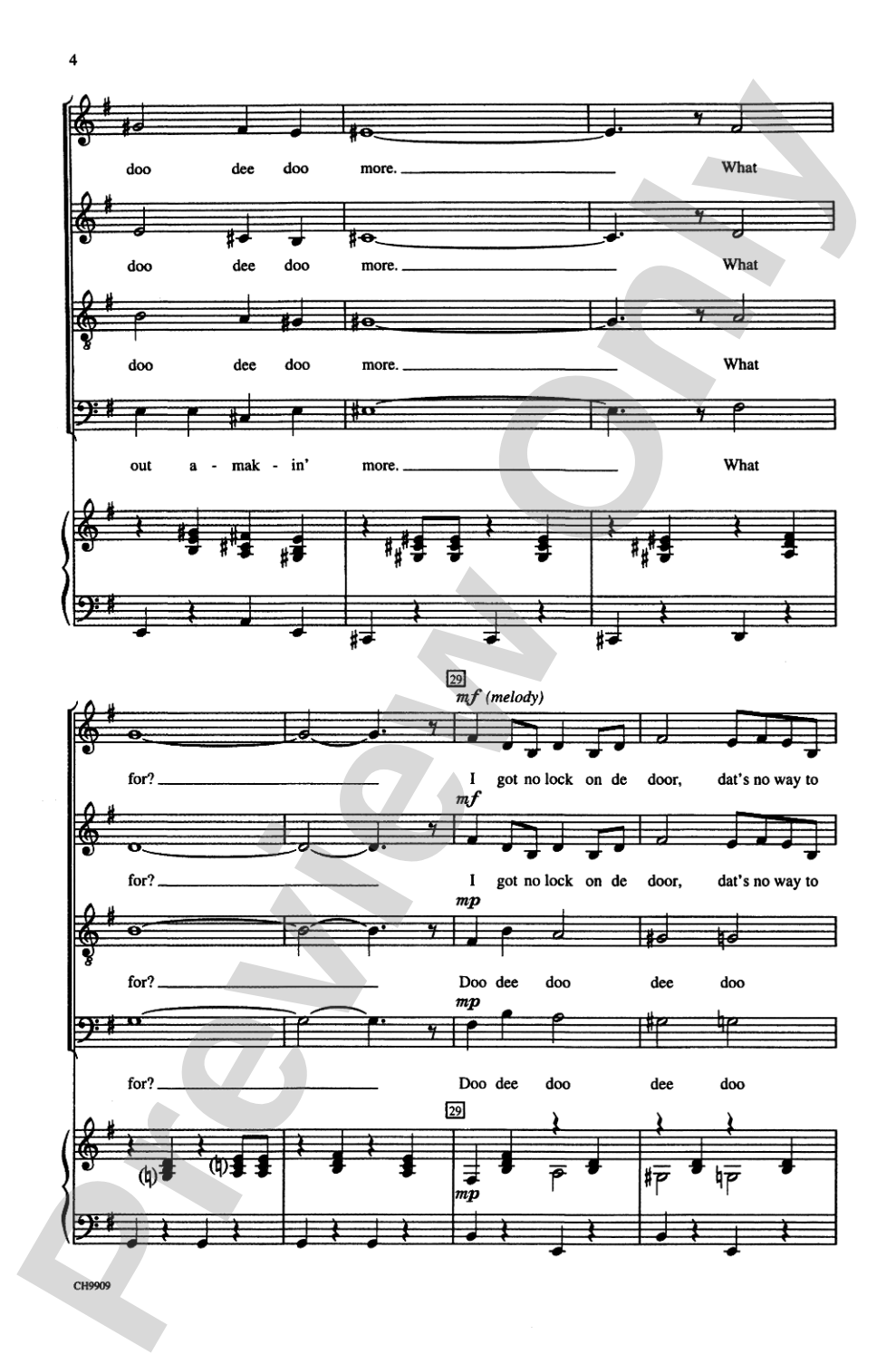 Porgy and Bess (Choral Selection): SATB Choral Octavo