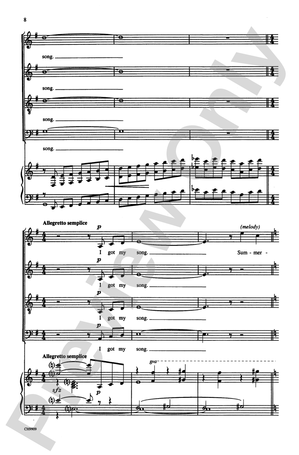 Porgy and Bess (Choral Selection): SATB Choral Octavo
