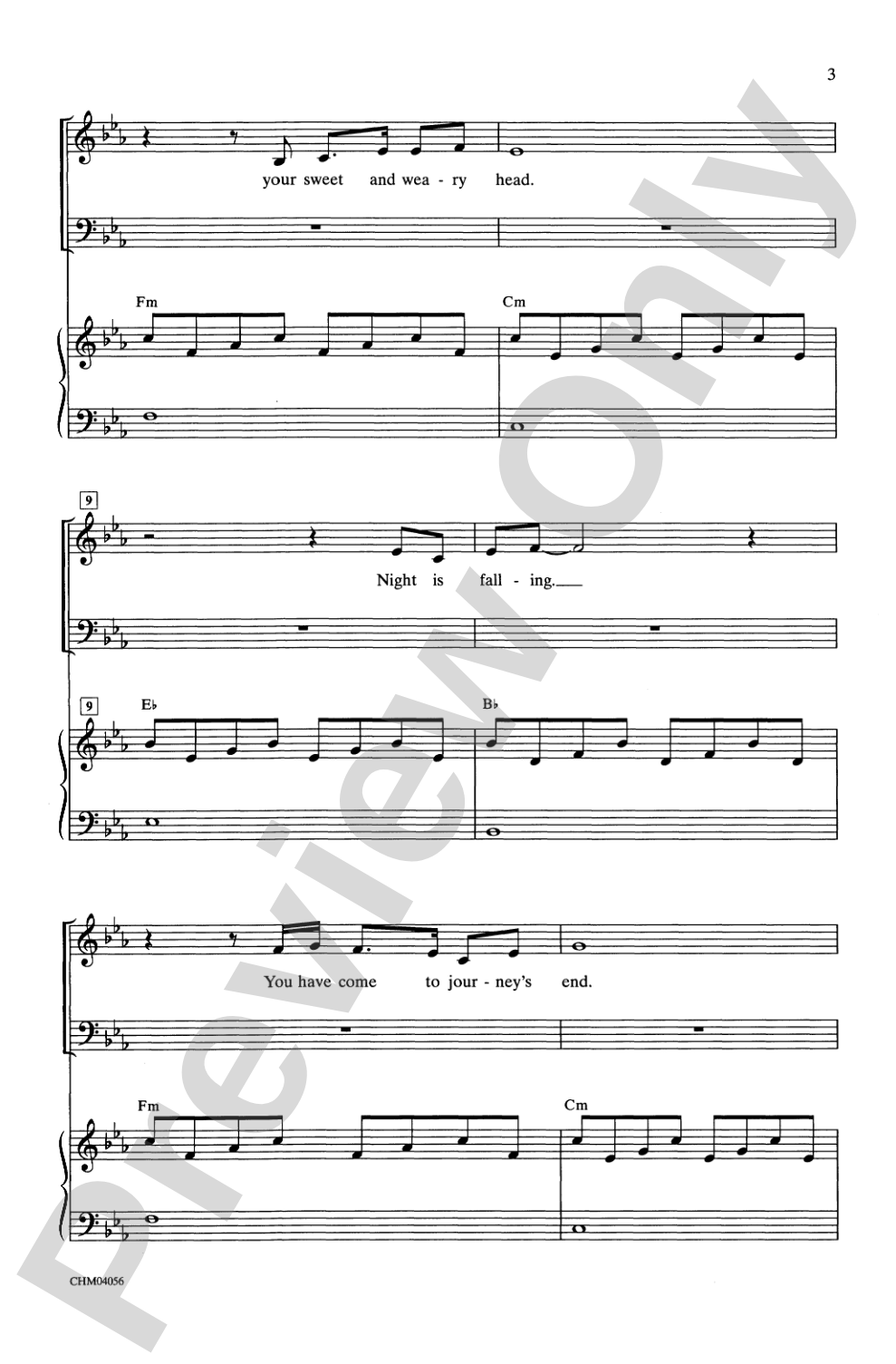 Into the West (from <I>The Lord of the Rings: The Return of the King</I>): SATB Choral Octavo