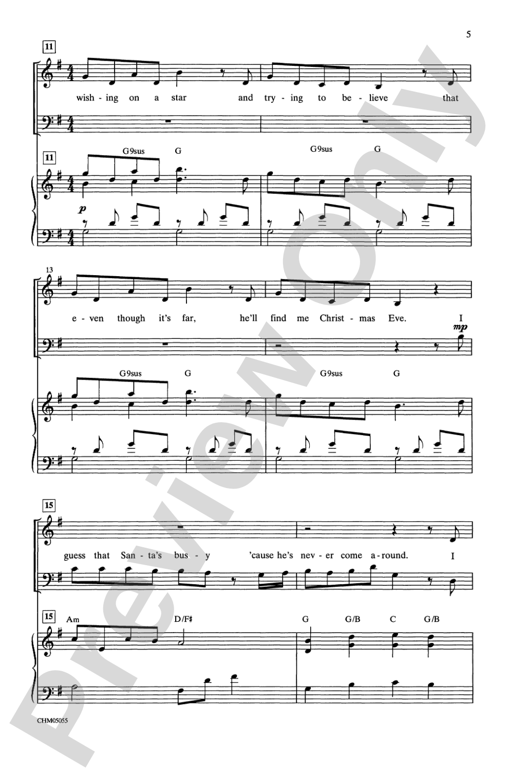 When Christmas Comes to Town (from <I>The Polar Express</I>): SATB Choral Octavo