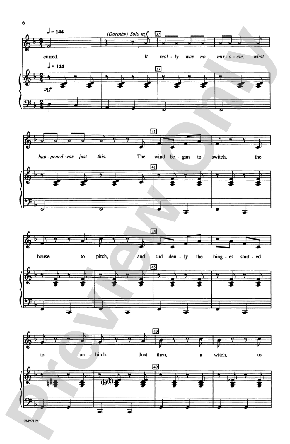 The Wizard of Oz -- Choral Revue: SATB Choral Octavo