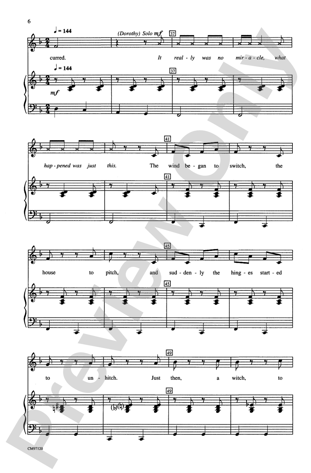 The Wizard of Oz -- Choral Revue: SAB Choral Octavo