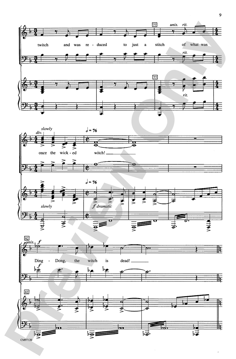 The Wizard of Oz -- Choral Revue: SAB Choral Octavo