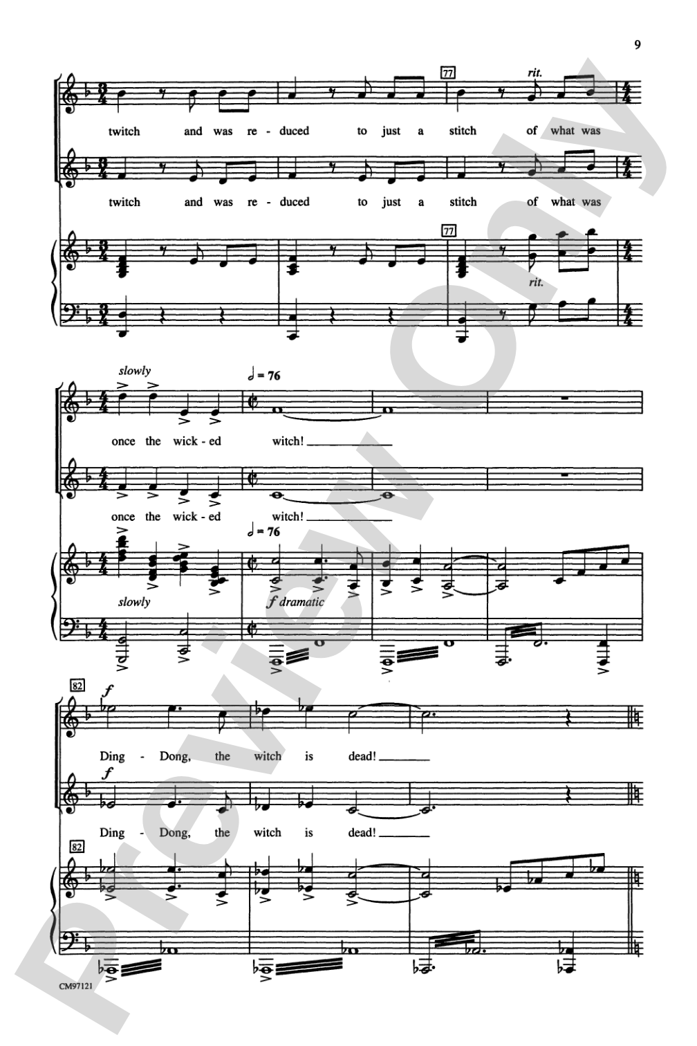 The Wizard of Oz -- Choral Revue: 2-Part Choral Octavo