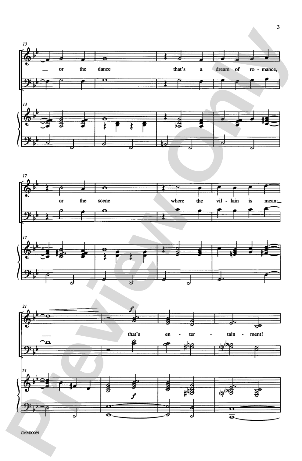 The Music of M-G-M (A Choral Medley): SATB Choral Octavo