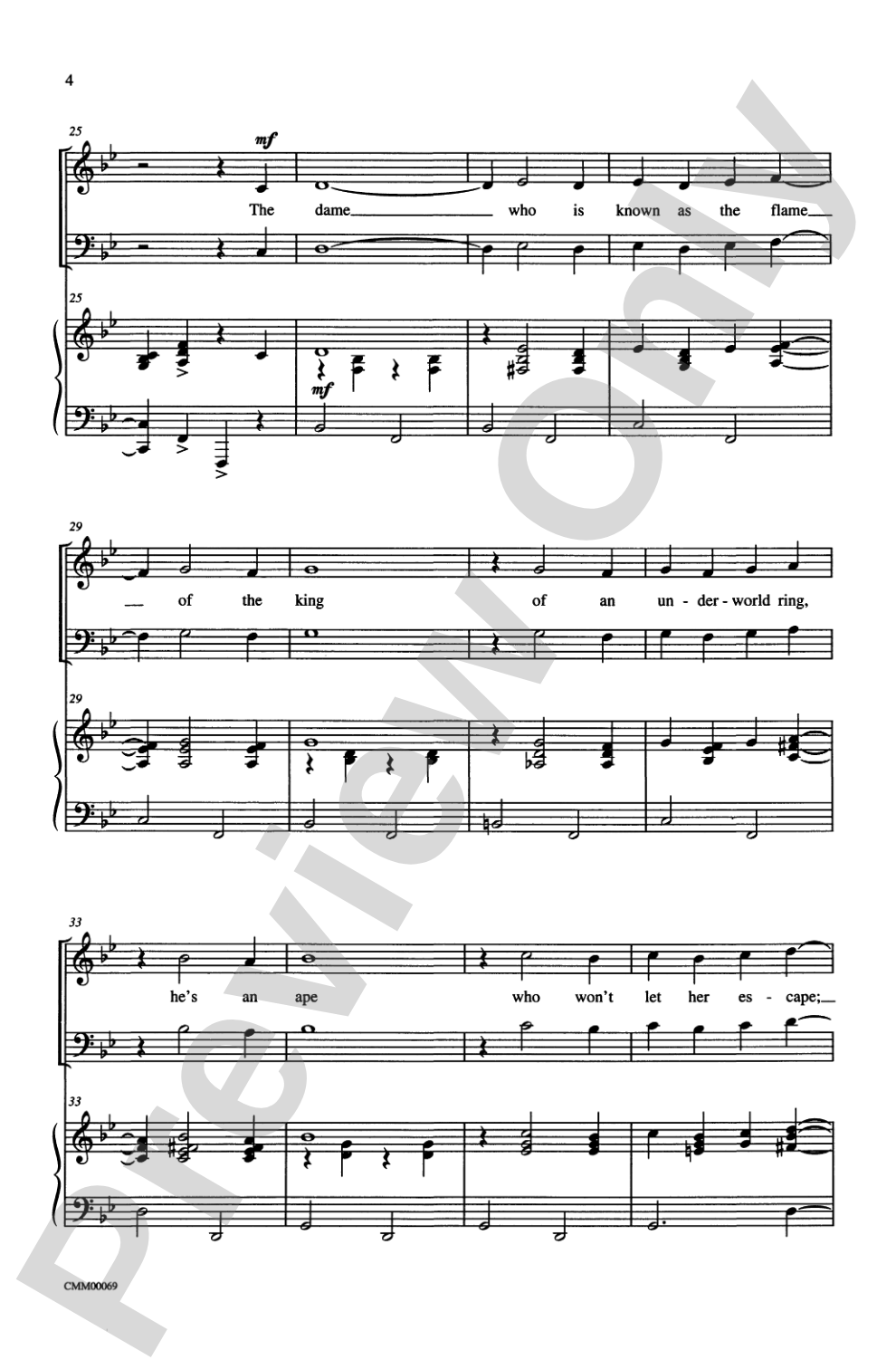 The Music of M-G-M (A Choral Medley): SATB Choral Octavo