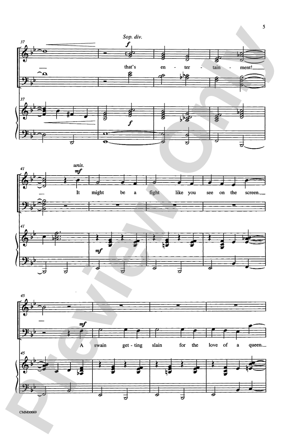 The Music of M-G-M (A Choral Medley): SATB Choral Octavo