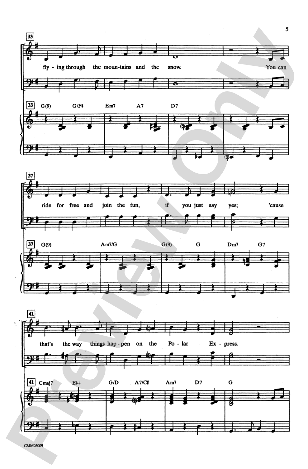 The Polar Express: A Choral Medley: SATB Choral Octavo