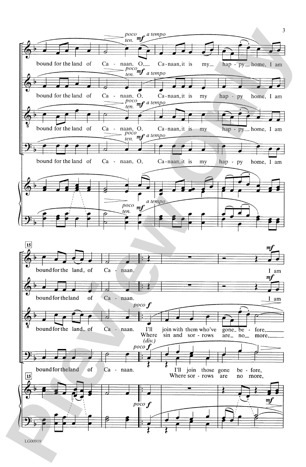 Bright Canaan: SATB Choral Octavo
