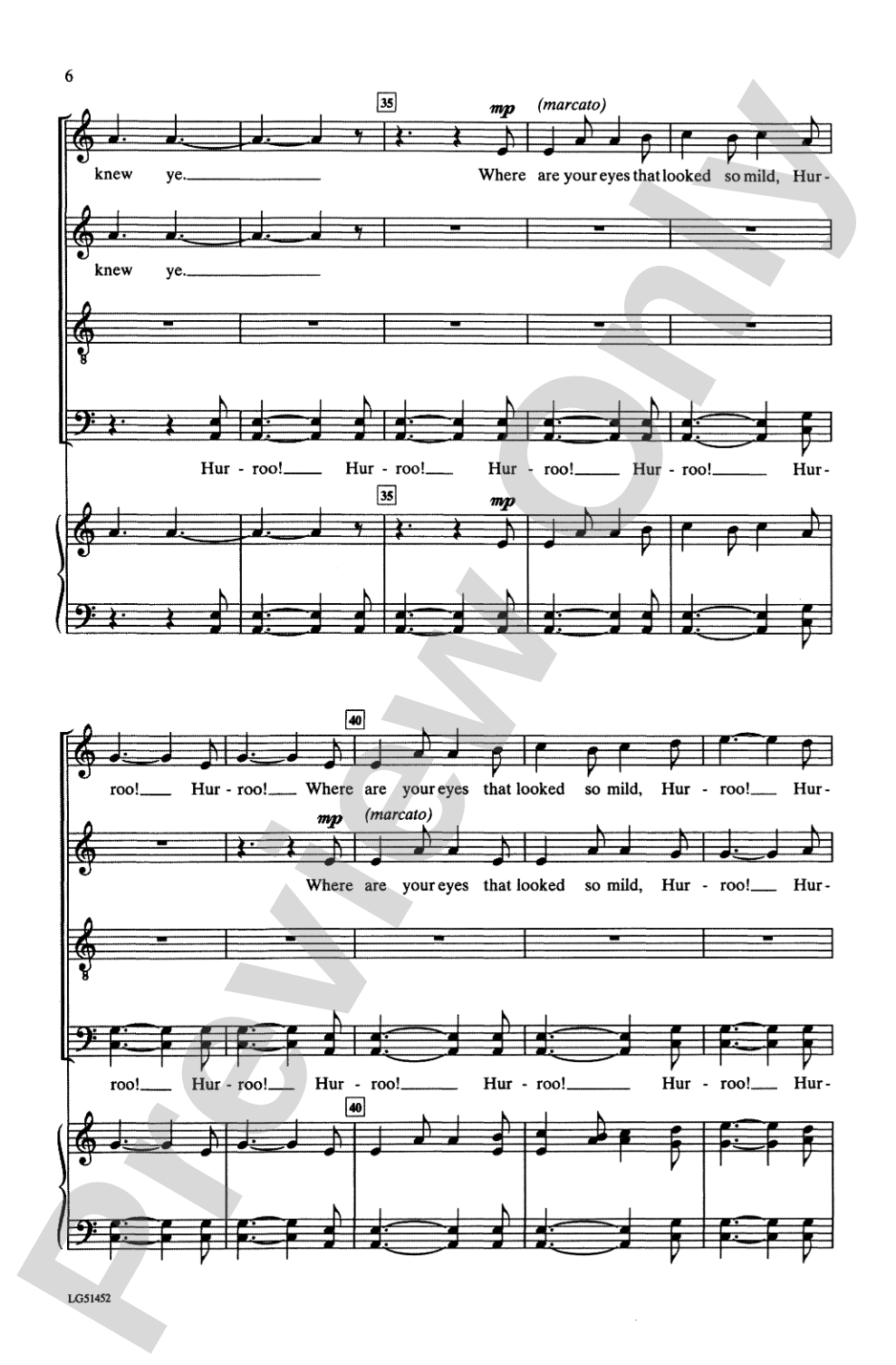 Johnny, I Hardly Knew Ye: SATB Choral Octavo
