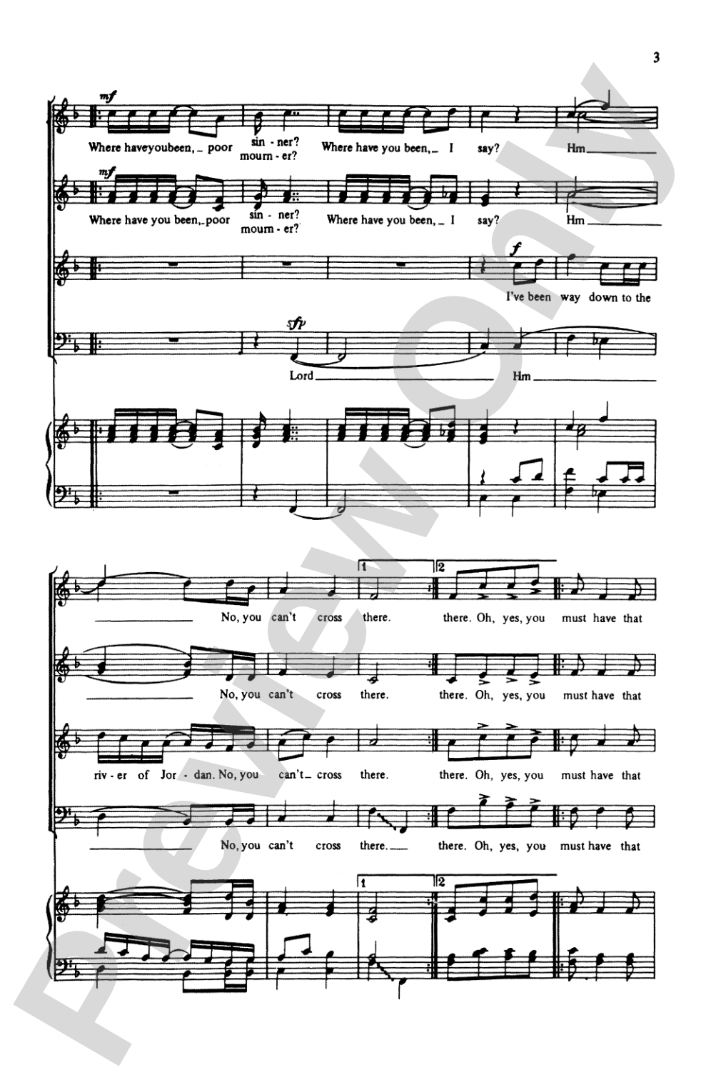 You Must Have That True Religion: SATB Choral Octavo