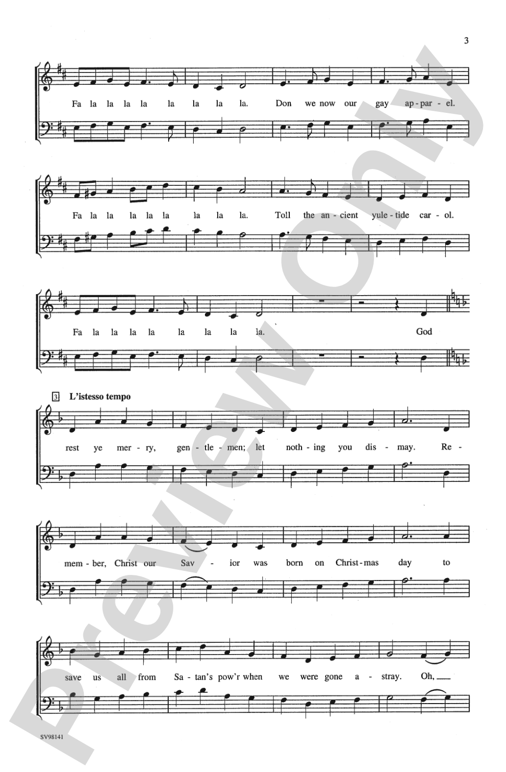 A Christmas Festival: SATB Choral Octavo