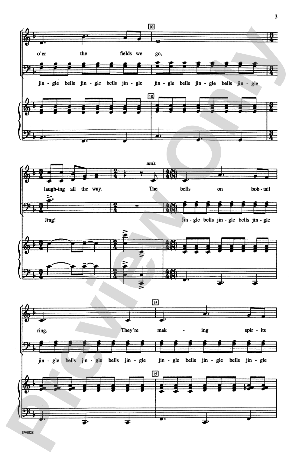 Dashing Through the Snow (A Jingle Bell Spectacular!): SATB Choral Octavo