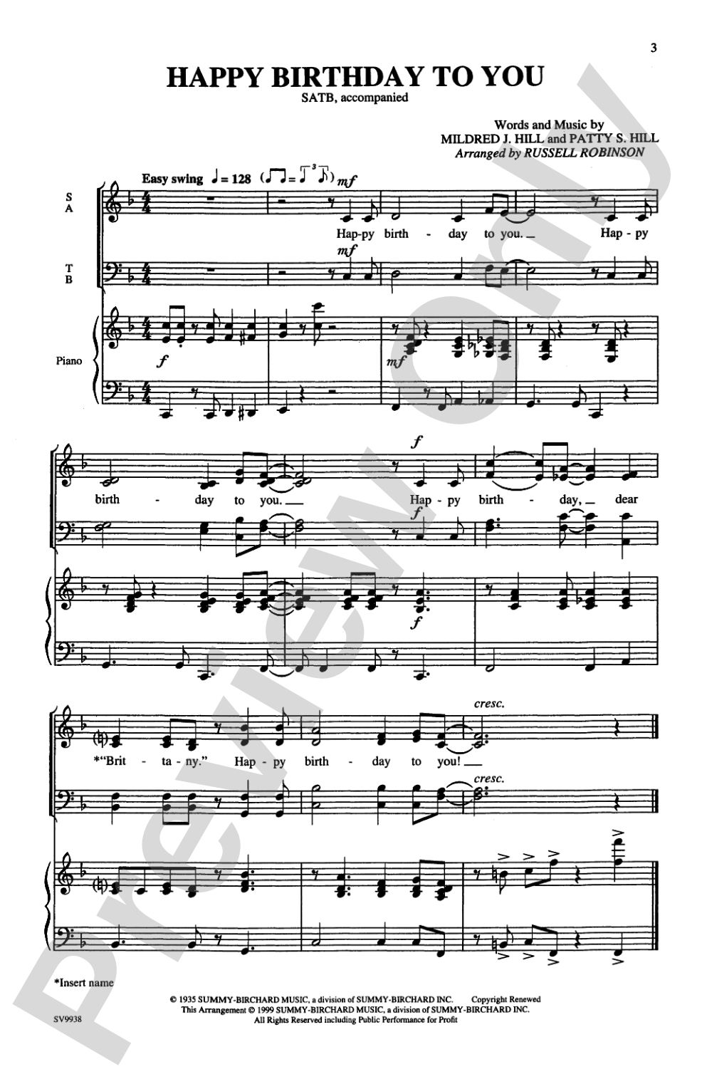 Happy Birthday to You: Multiple Voicings Choral Octavo