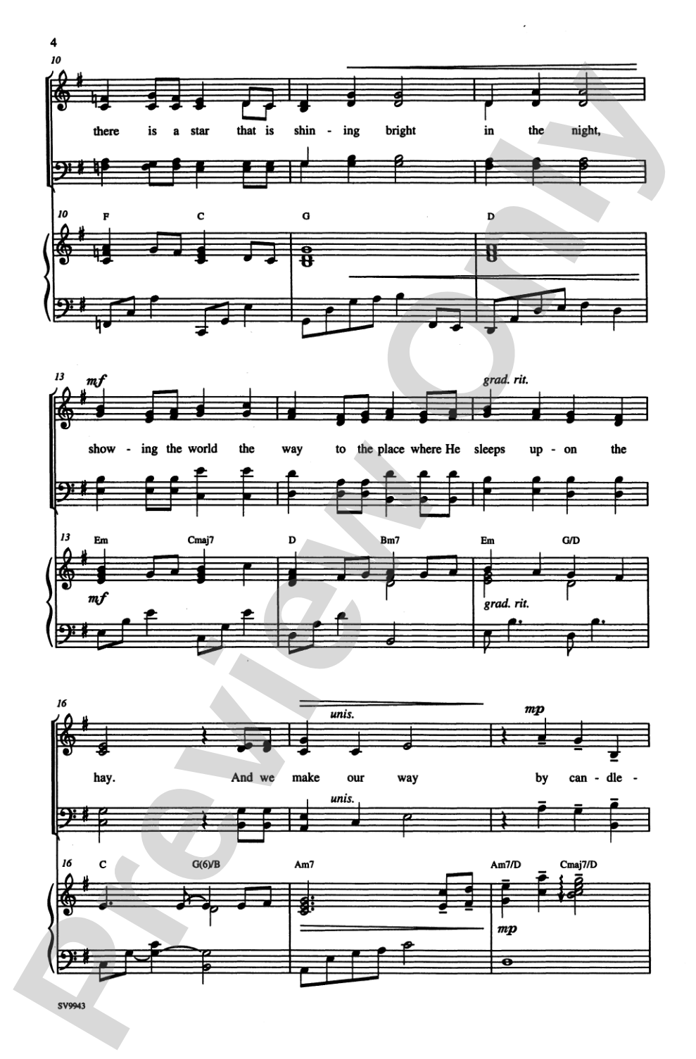 By Candlelight: SATB Choral Octavo